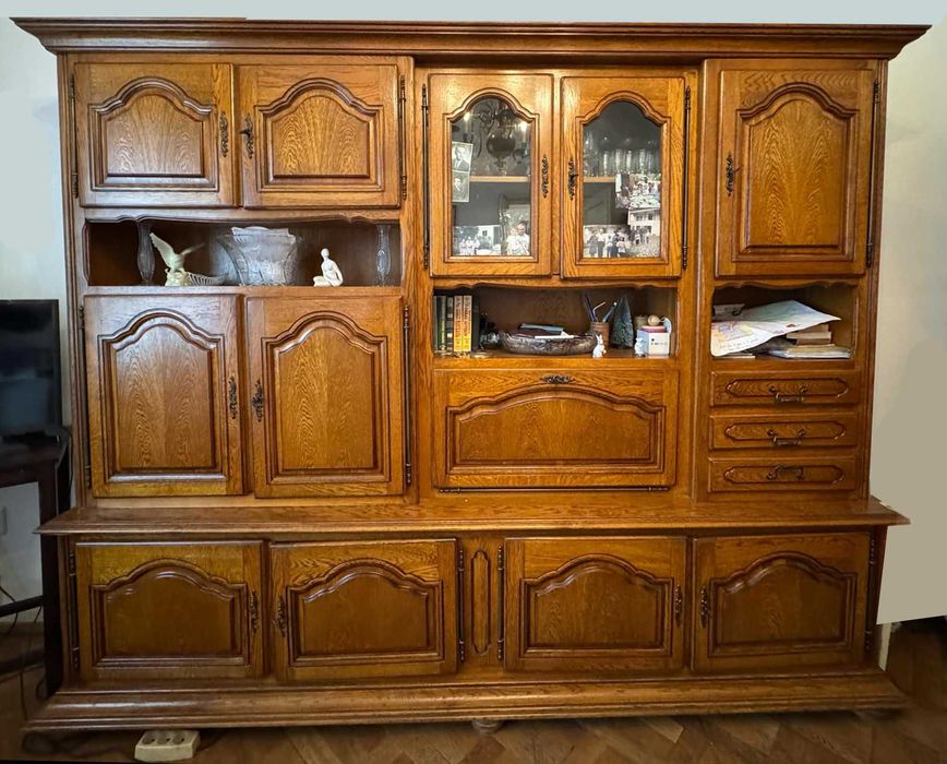 Biblioteca lemn masiv