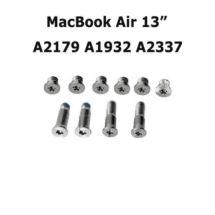 Apple MacBook Air 13" A1932 A2179 A2337  Комплект Болтове 10 бр.