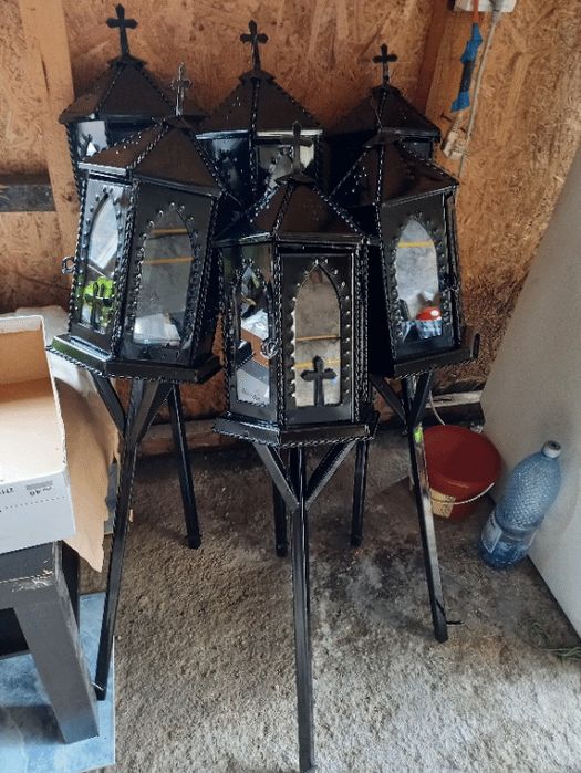 Felinar lumanari candelabru cruci marmura granit placi  poze scris