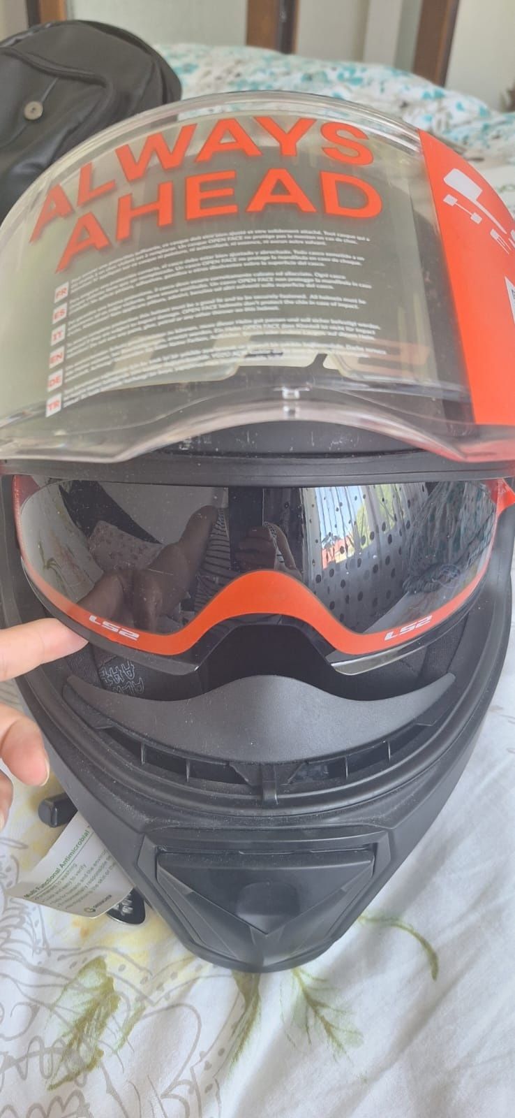Casca moto,una marimea XL si una marimea S