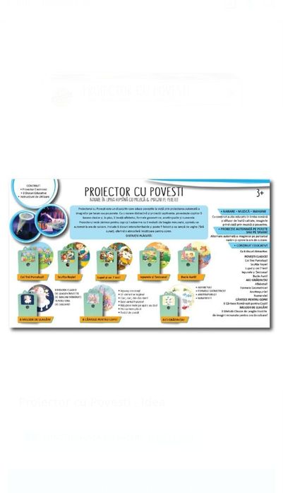 Proiector cu povesti idea
