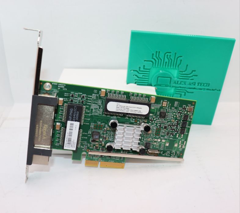 Placa Retea Server/Pc/Nas 4 x 1Gb RJ45 Originala HPE 331T 649871-001