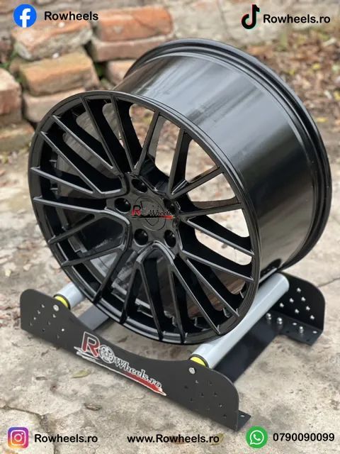 Jante Porsche R21Panamera porsche cayenne negru lucios PORSCHE anvelope vara sau iarna 285-40-21-315-35-21 jante in doua latimi