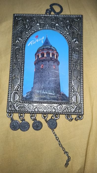 Сувенир табличка мельхиор Стамбул турция