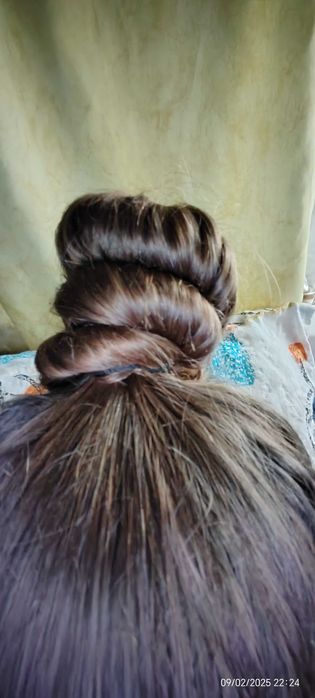 Vând păr lung natural șaten