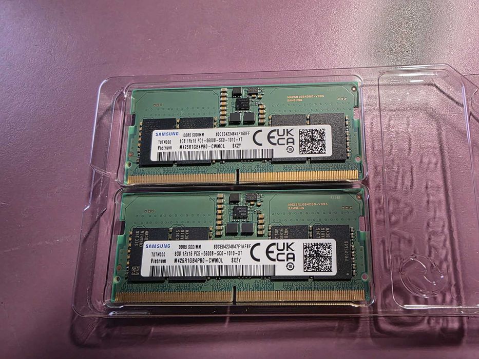 Memorie laptop SODIMM Samsung 2x8GB DDR5 1Rx16 PC5-5600 MHz