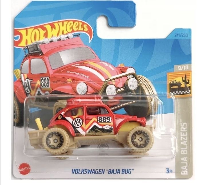 Hot wheels  Volkswagen Baja Bug sigilate
