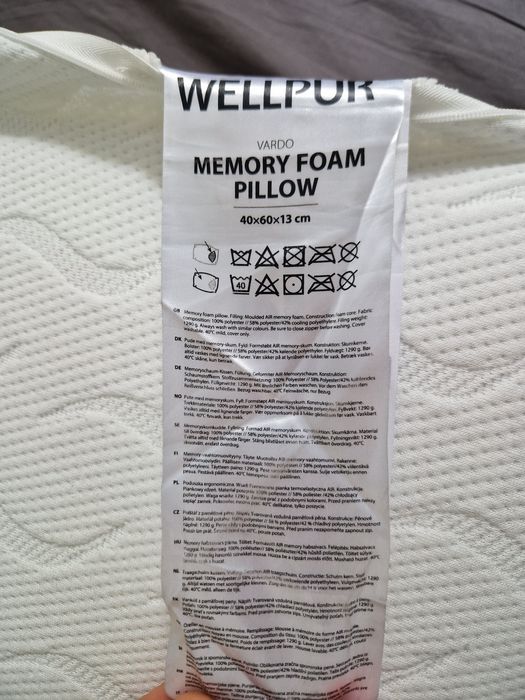 Perna Wellpur Vardo jysk cu spuma memorie 2 fete vara iarna