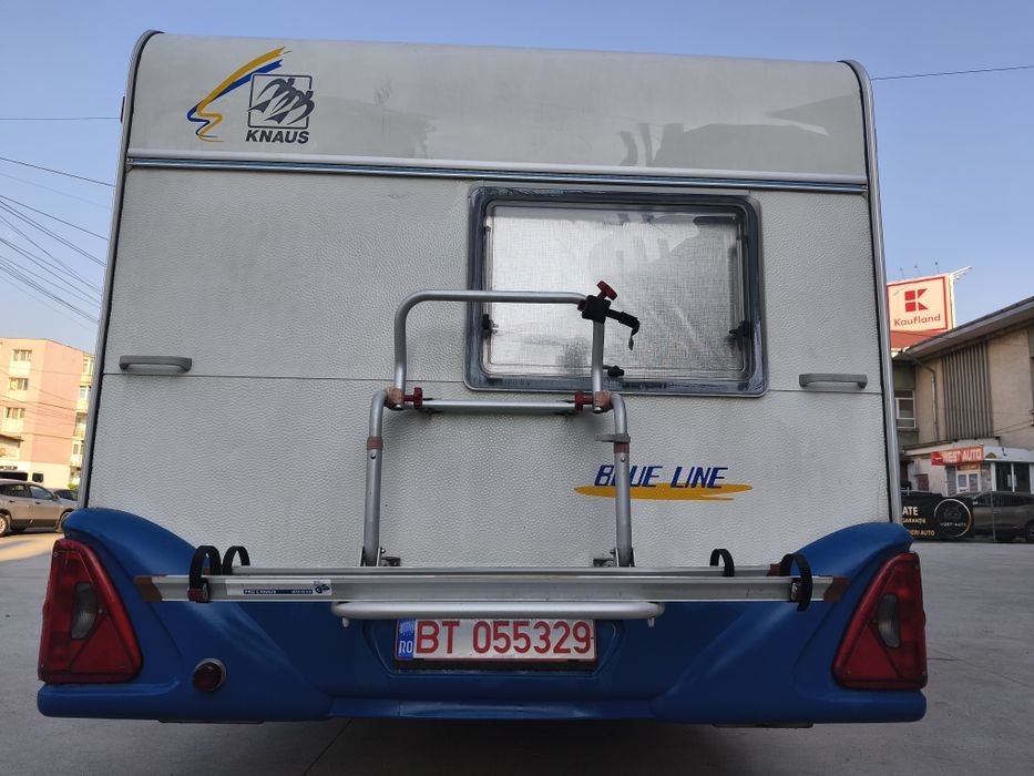 Rulotă Knaus 6 locuri, 1999, AC, cort, toaletă, încălzire, impecabilă