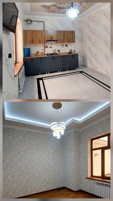 Uy sotladi yangi remont 2 sotx 5 xona 3 ta san uzel