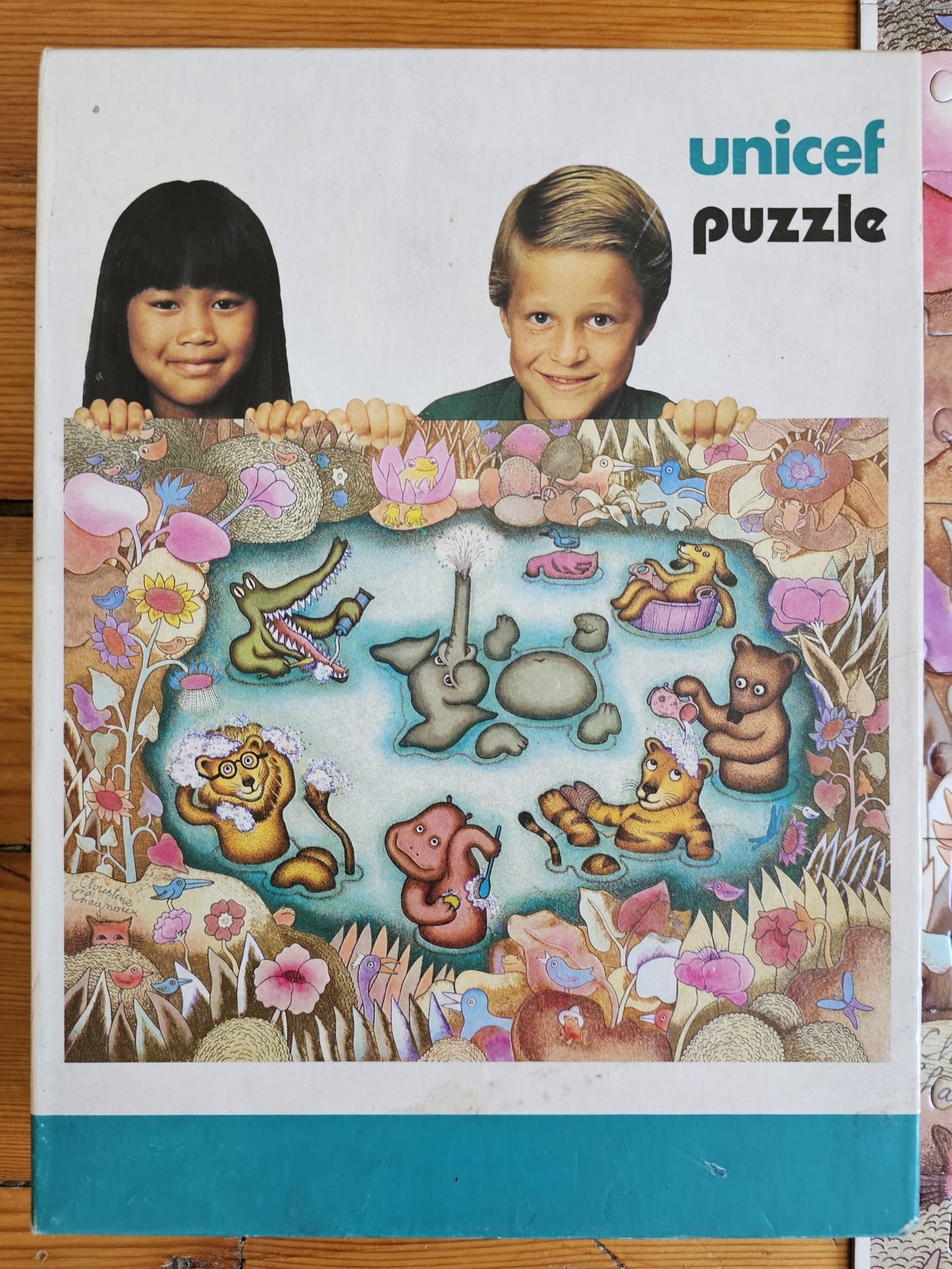 Рядък пъзел на Уницеф Unicef puzzle