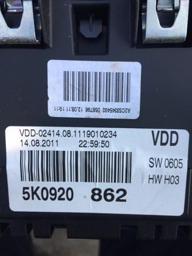 Vw golf 6 1.2tsi километраж