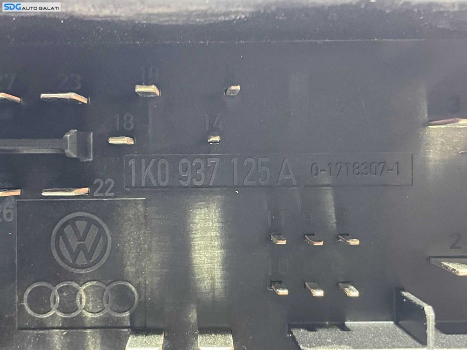 Unitate Calculator Panou Tablou Relee Sigurante Volkswagen Golf 5 Plus 2004 - 2008 Cod 1K0937125A 0-1718130-1 [L2988]