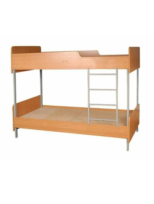 Металлическая кровать с ящиками для хранения