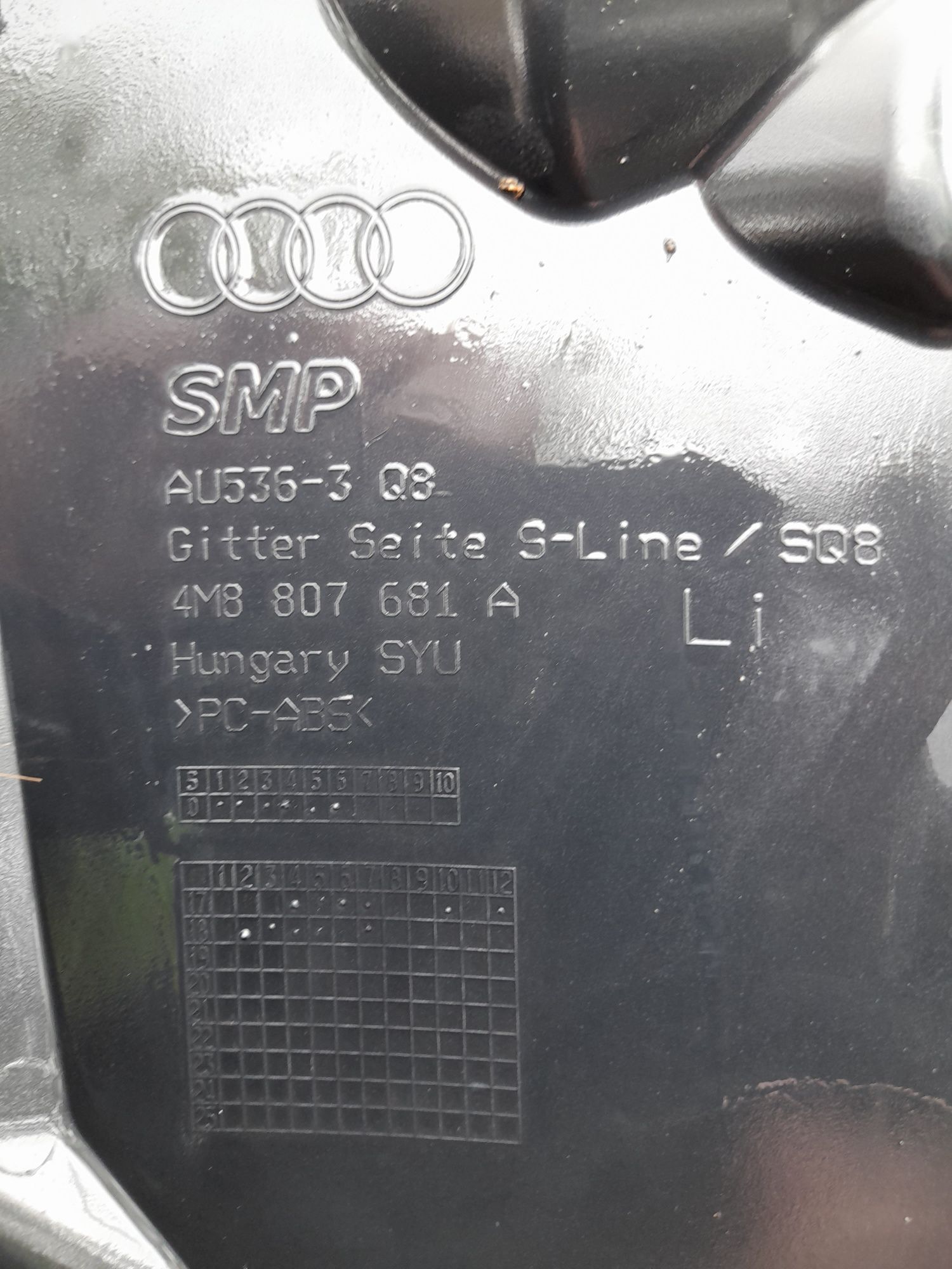 Решетки Audi Q8 S-line