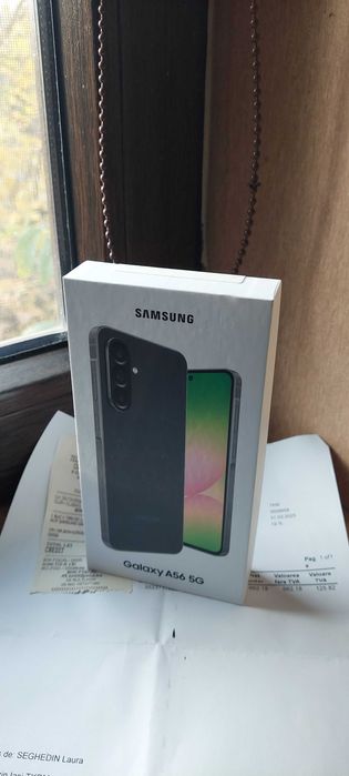Samsung  A56 5G cu factura si garantie. Este negru.
