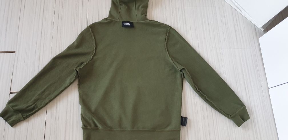 Karl Lagerfeld Print Hoodie Mens Size L ОРИГИНАЛ! Мъжки Суитчър!