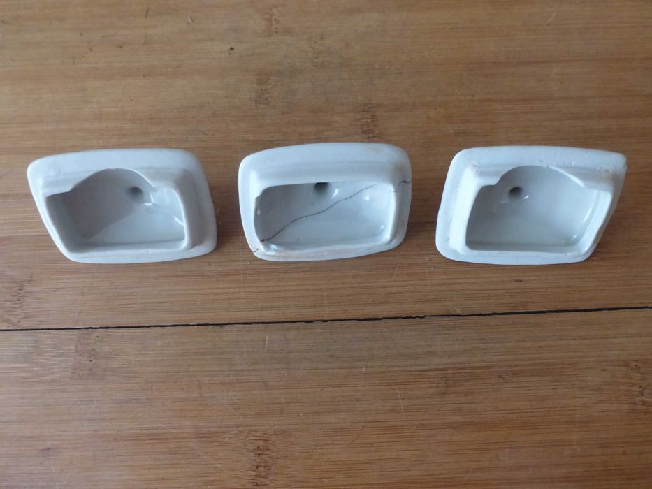 Буркани за подправки български порцелан Сталин Видин 1959 г