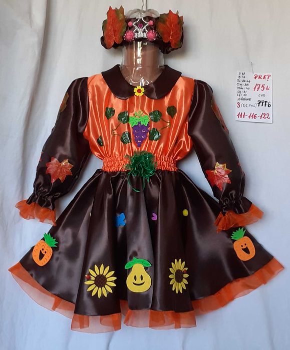 Rochita Printesa toamnei marimea 3 (5-6 ani)