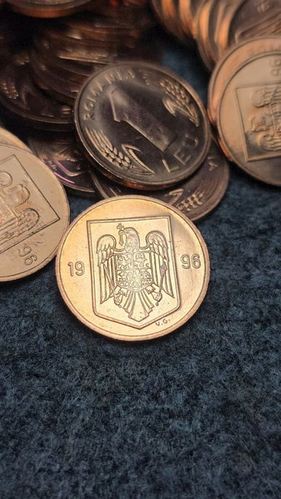 Moneda 1 leu 1996 UNC