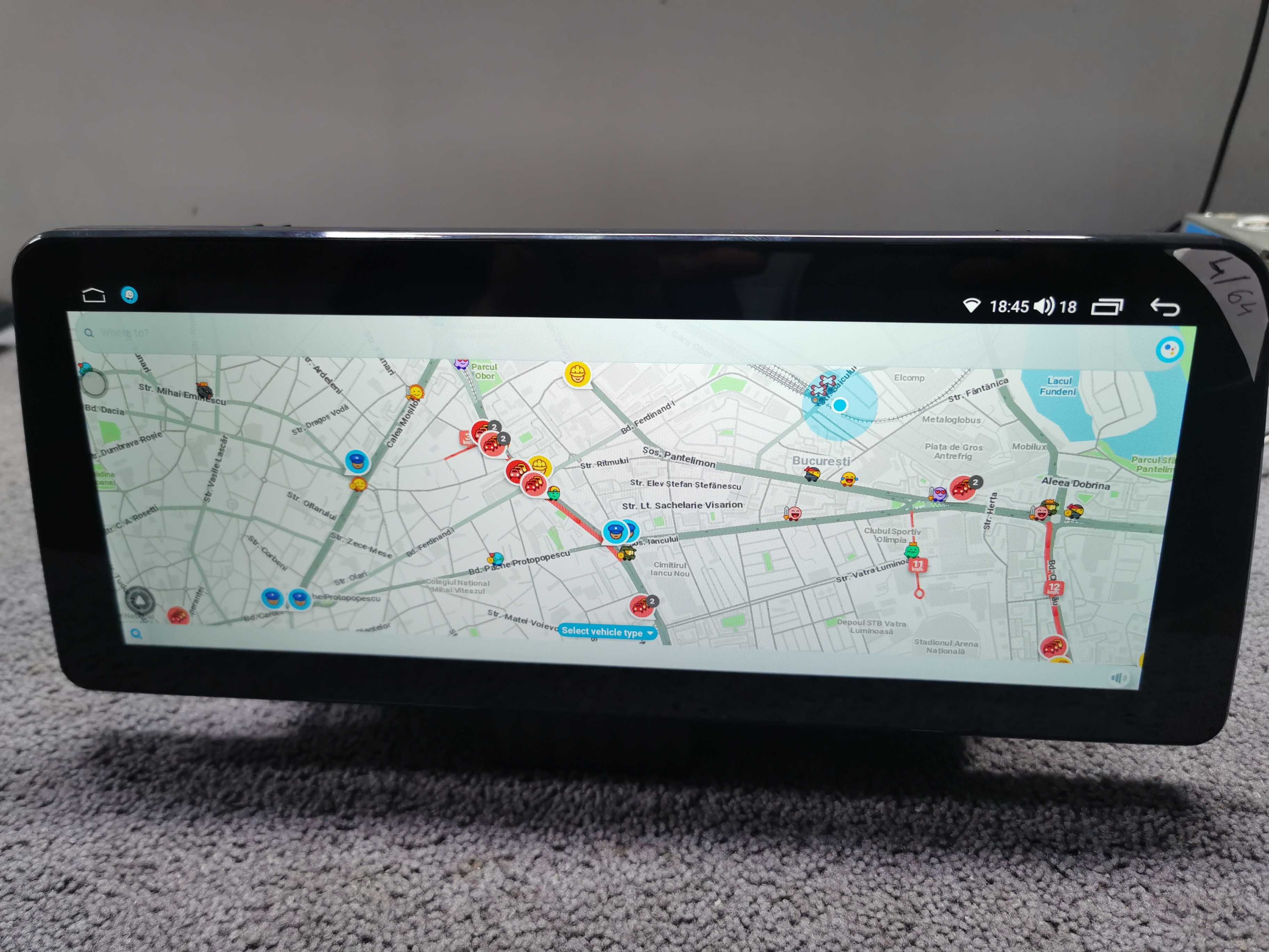 Navigatie Android Toyota Rav 4 12.3 INCH OCTACORE 4/64GB 2006-2012