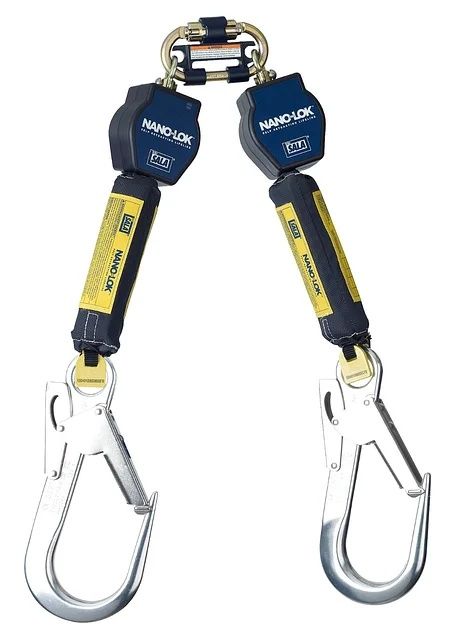 Страховочный самоблокирующийся блок