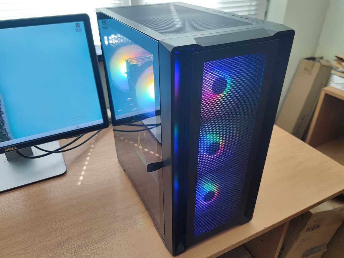 Геймърски компютър, Rtx 3060ti, Ryzen 5600X, 32gb Ram, 1tb Nvme ssd