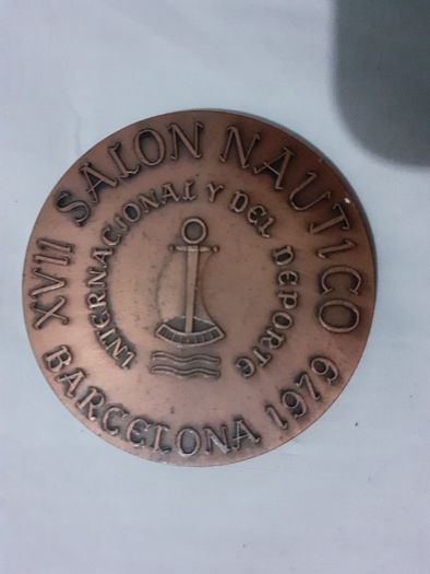 medalie de bronz salonul nautic Barcelona Spania 1979