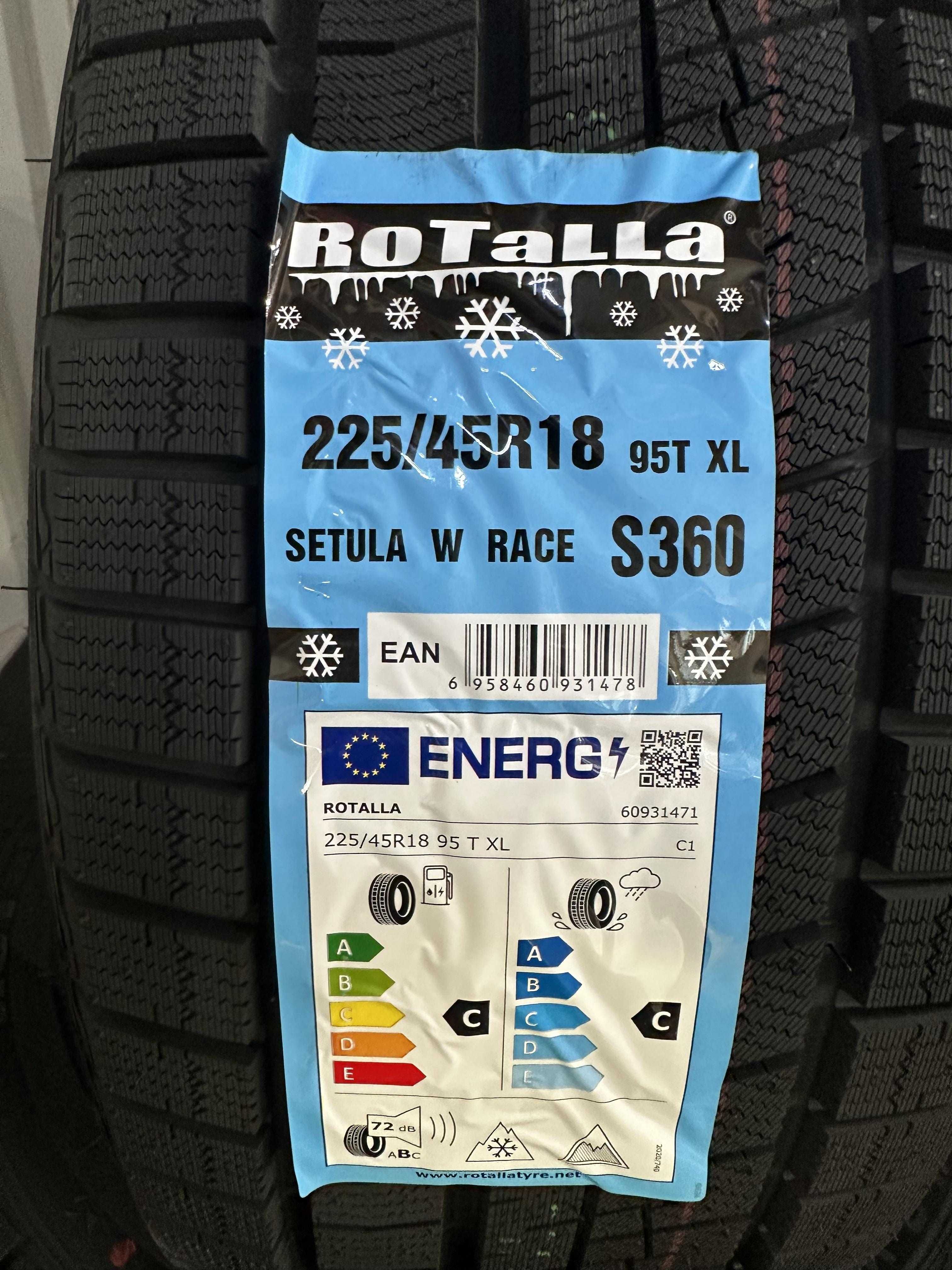 Нови Зимни Гуми ROTALLA SETULA W RACE S360 225/45R18 95T XL НОВ DOT
