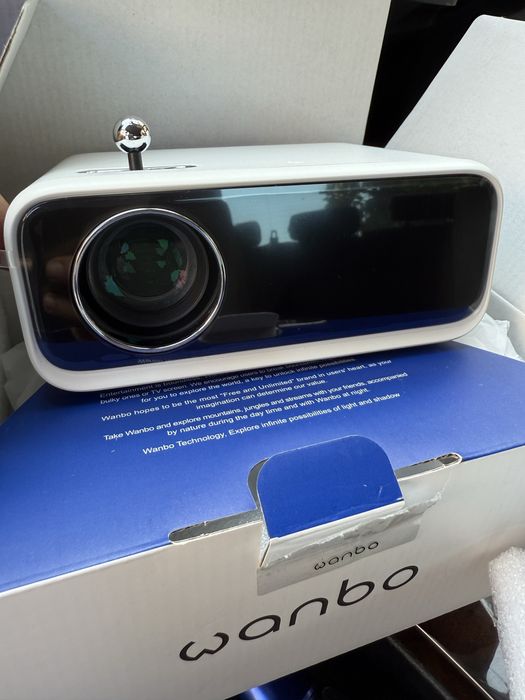 Videoproiector Portabil Wanbo Mini HD, 250 Lumeni, 720p,alb