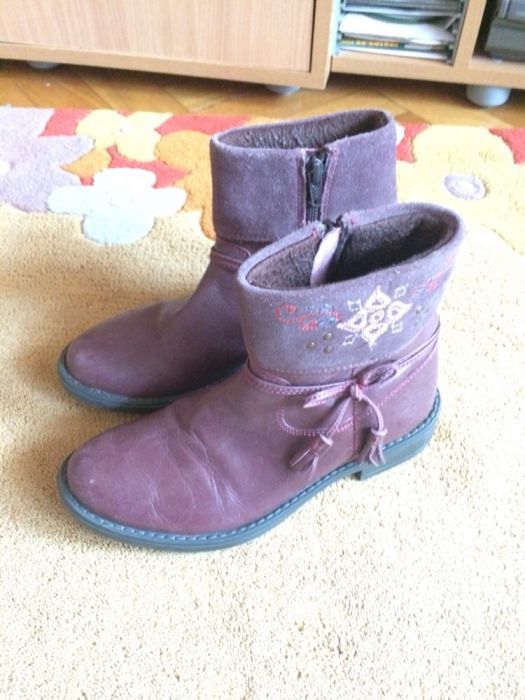 Cizme piele fete 34