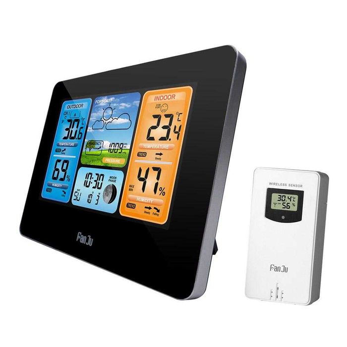 Statie meteo digitala Lumiax FanJu FJ3373,negru,sigilat