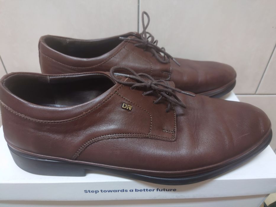 Papuci eleganți piele Maro 44