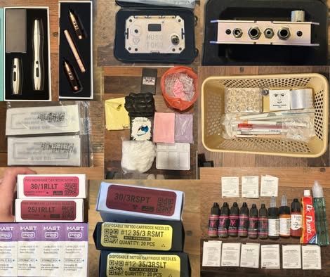 Vând echipamente PMU/tatuaj + consumabile – stare excelentă