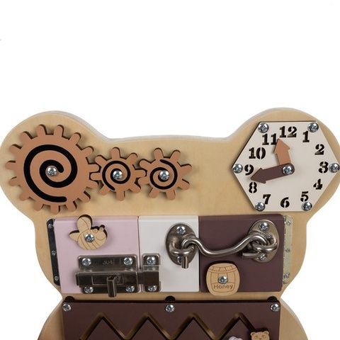 Бизиборд, busyboard дъска мече 22584, Монтесори