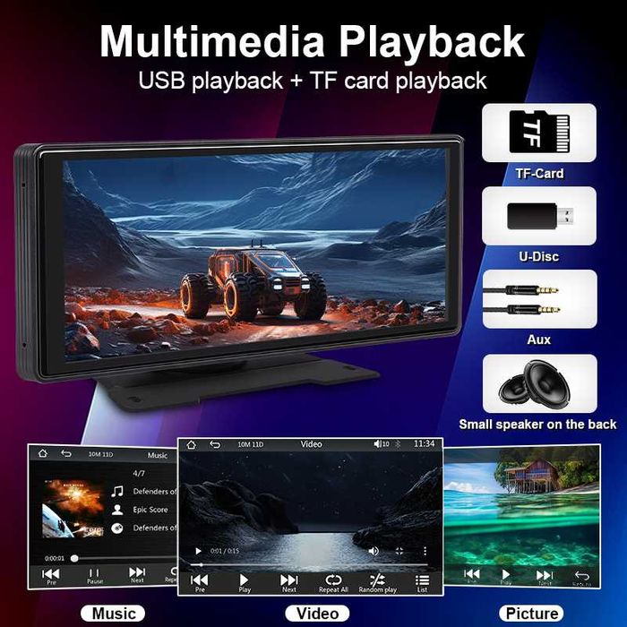 Sistem Multimedia Carplay Android Auto NAVI 10 inch + camera marsarier