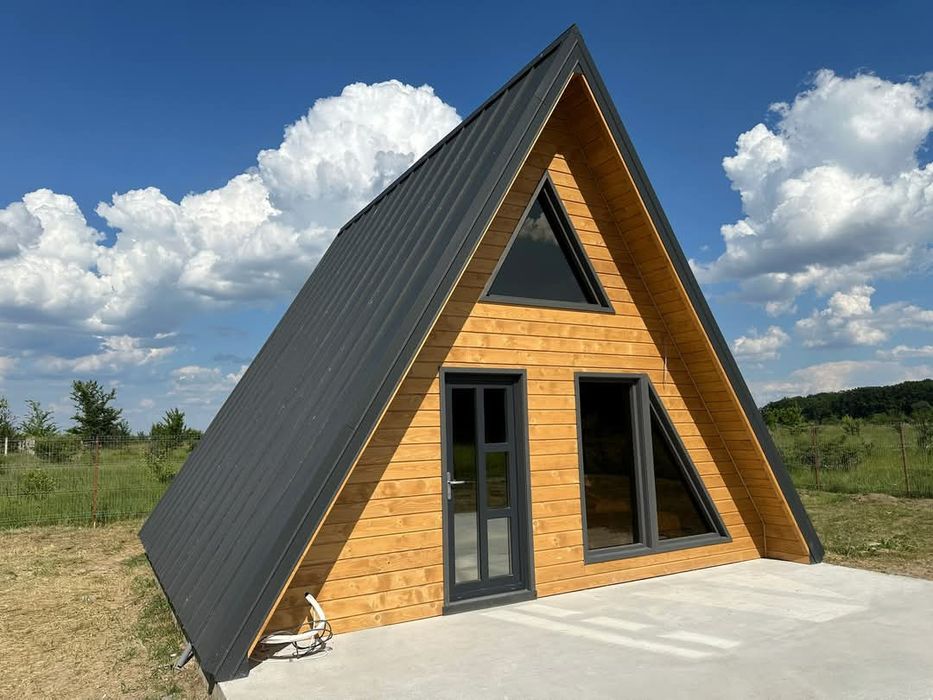 Cabane A frame din lemn calitate si durabilitate