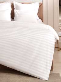 Гостиничное постельное белье страйп сатин оптом и в розницу