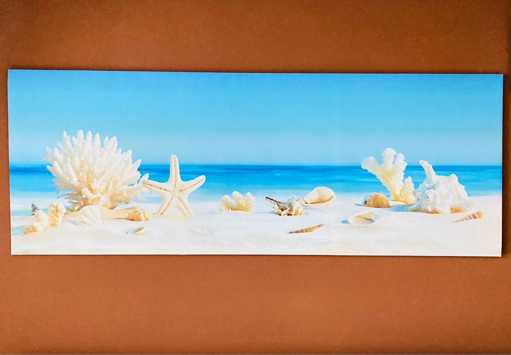 Tablou Canvas Plaja Tropical Beach pe Panza (200x80)