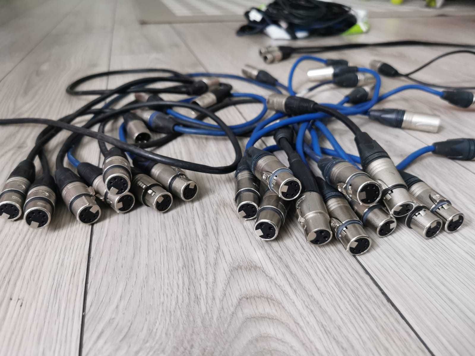 Cabluri XLR cu mufe NEUTRIK diverse marimi cu 3 pini sau 5 pini
