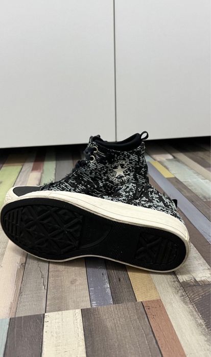 Tenisi converse alb cu negru maimea 38