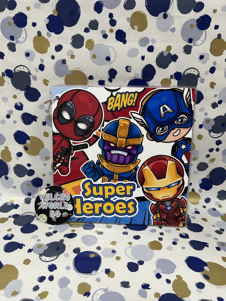 Албум с велкро лепенки Тока Бока super heroes
