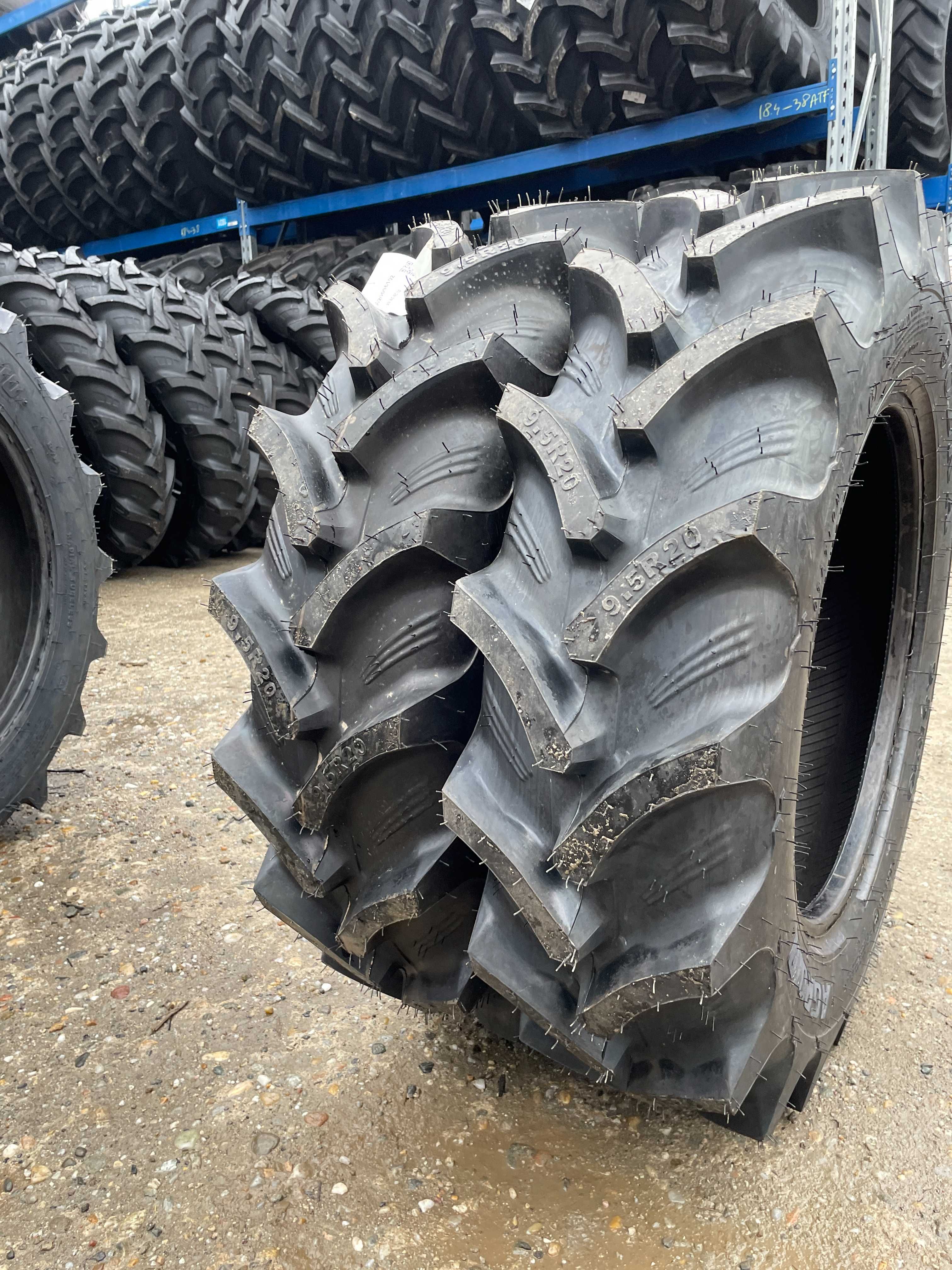 Cauciucuri noi 9.5R20 pentru tractor fata marca OZKA
