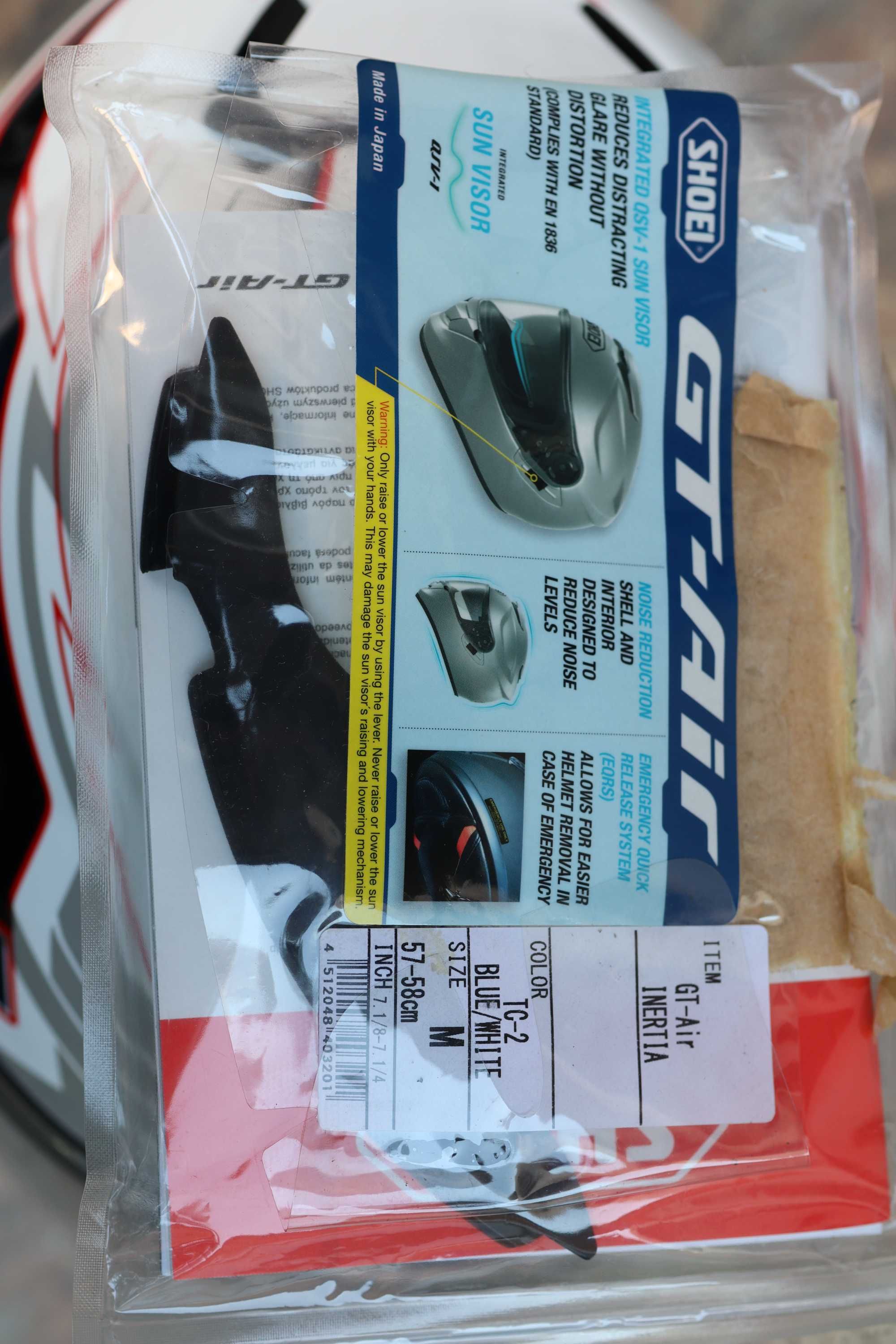 Каска Shoei GT-AIR, размер M, (необходим е нов визьор и вътрешна част)