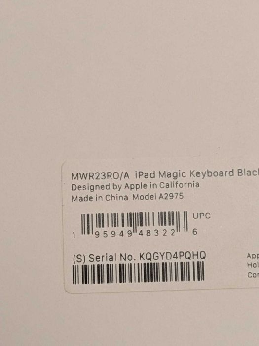 Apple Magic Keyboard iPad pro 11’’ M4