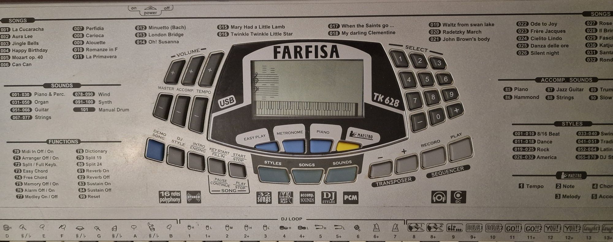 В отлично състояние Йоника FARFISA от Италия