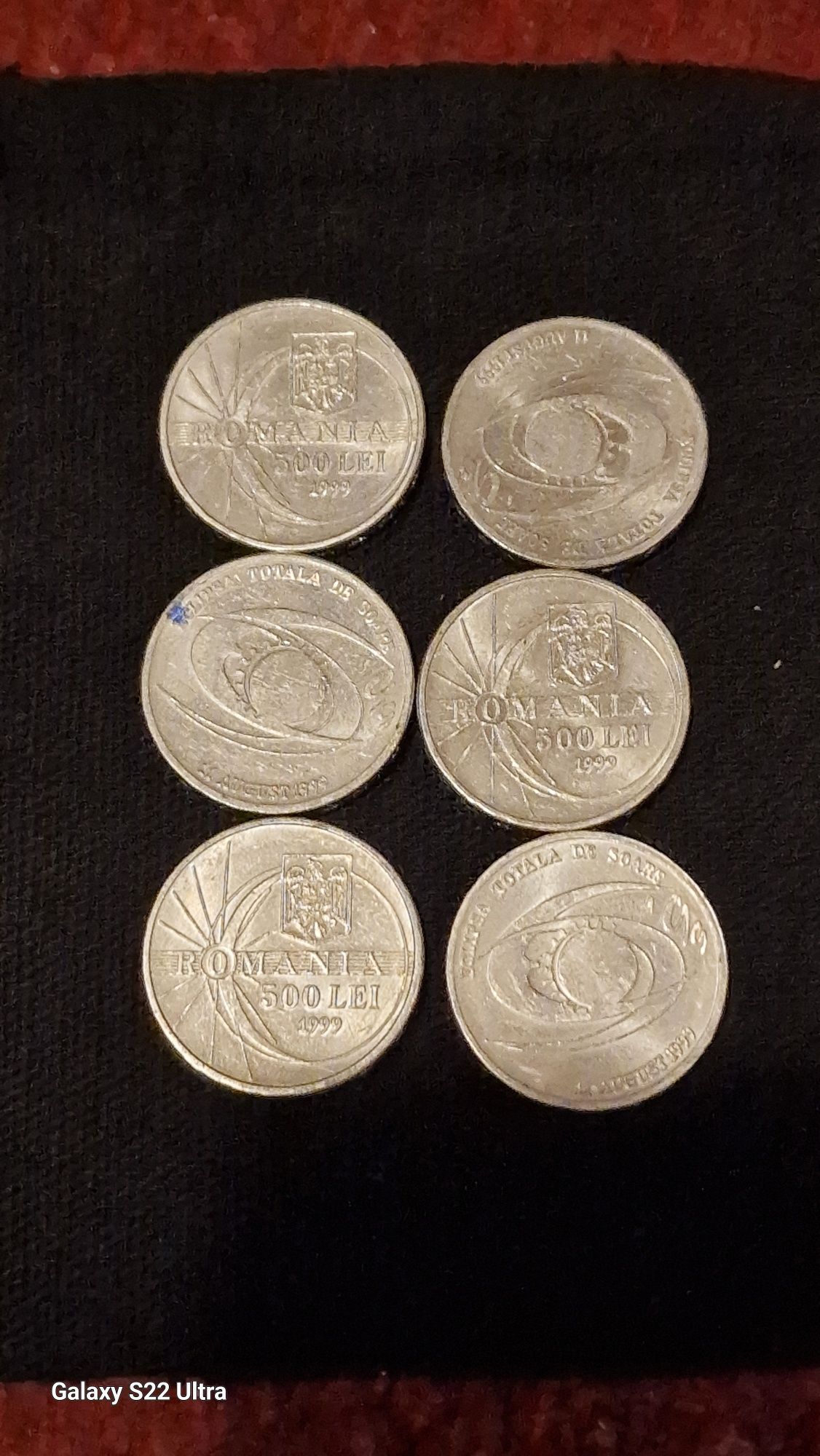 Moneda 500 lei eclipsa