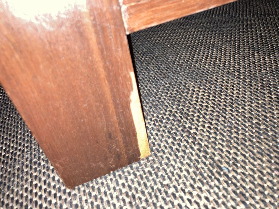 Măsuță cafea lemn masiv nuc furnir, mobilă living