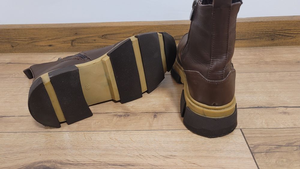 Боти естествена кожа