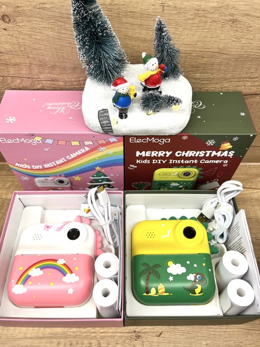 ПРОМО Нов Детски фотоапарат с принтер за моментален печат